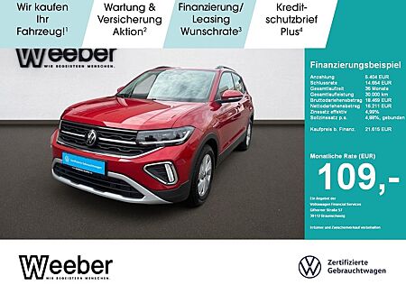 VW T-Cross gebraucht kaufen VW T-Cross Volkswagen Life *MATRIX*LANE-TRAVEL-ASSIST*APP*ACC*