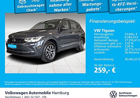 VW Tiguan Volkswagen 2.0 TDI Life DSG AHK Nav IQ.Drive CarPlay