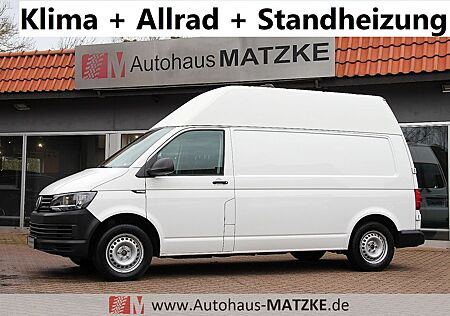 VW T6 Transporter Volkswagen T6 2.0TDI 4Motion 4x4 3-Sitze Hochdach Klima