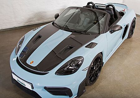 Porsche Boxster 718 Spyder RS, PTS Meissenblau, Weissach Paket !