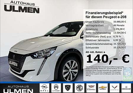 Peugeot e-208 e- Active Elektromotor 136 Klimaautomatik