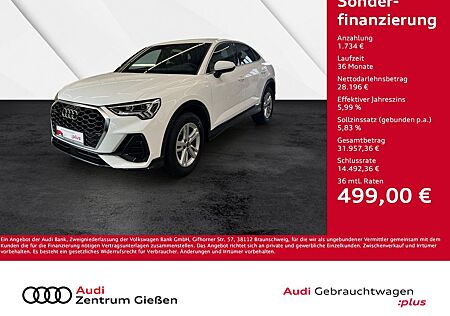 Audi Q3 Sportback 35 TDI quattro AHK Navi LED Standhe