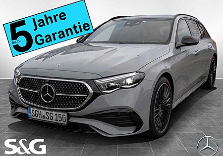 Mercedes-Benz E 450 d 4M T AMG Leder Braun+Standheizu+AHK+Pano