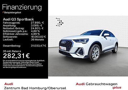 Audi Q3 Sportback 35 TDI S line*LED*Alu*PDC*Virtual C