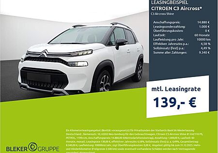 Citroën C3 Aircross PureTech 110 S&S Shine