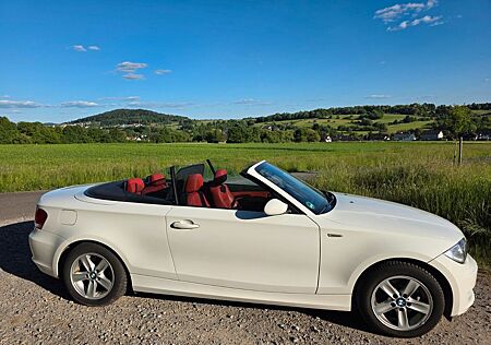 BMW 118i Cabrio - Alpinweiss - Leder "Boston"/korall
