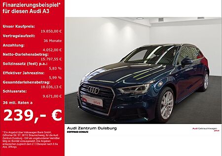 Audi A3 Sportback 30 TDI basis S-Line Navigation