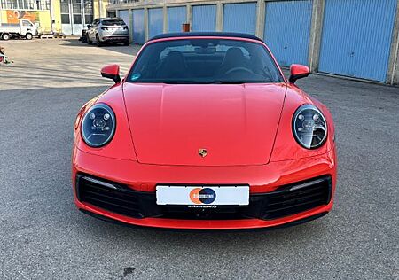 Porsche 992 911 targa 4S orig 67tkm lavaorange Approv. 11/28