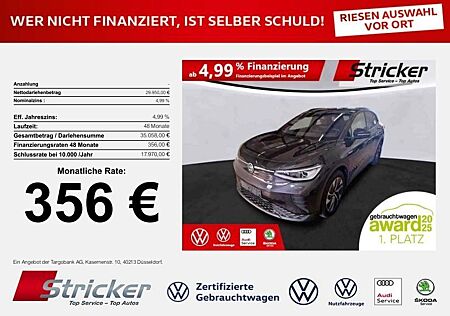 VW ID.4 Volkswagen Pro Performance 150/77 356,-ohne Anzahlung