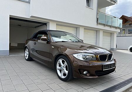 BMW 120d Cabrio Braun,TÜV 01.2027,Xenon,Leder,8fach