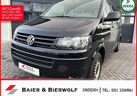 VW T5 Caravelle Volkswagen lang 7 Sitzer Standheizung Scheckh.