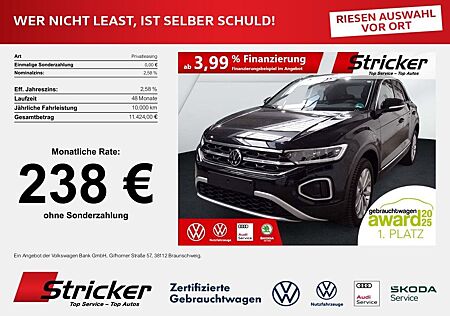 VW T-Roc Volkswagen Style 1.5TSI DSG 238,-ohne Anzahlung AHK N