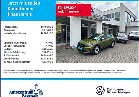 VW Taigo Volkswagen 1.0 TSI