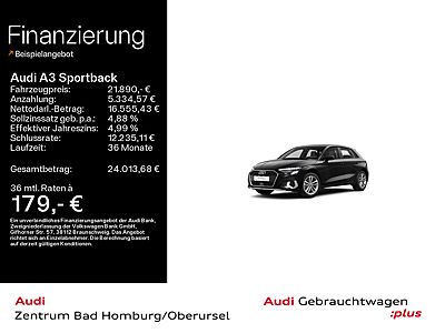 Audi A3 Sportback 40 TFSI e Advanced*Navi*LED*Alu*Vir