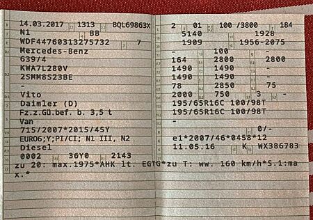 Mercedes-Benz Vito - mit Zusatz Fenster - perfekt als Camper