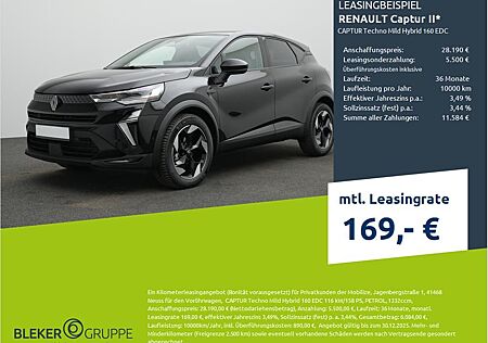 Renault Captur Techno Mild Hybrid 160 EDC