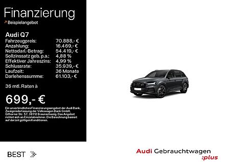 Audi Q7 S line black 50 TDI qu. Tour*Matrix*Pano*AHK