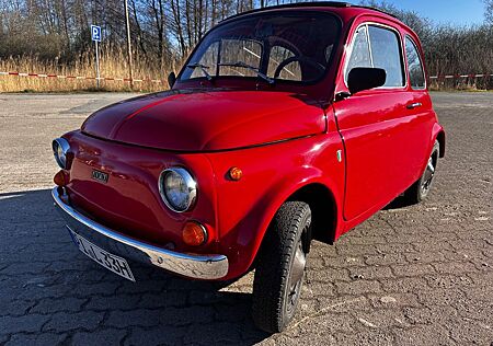 Fiat 500 Oldtimer H-Kennzeichen Rot
