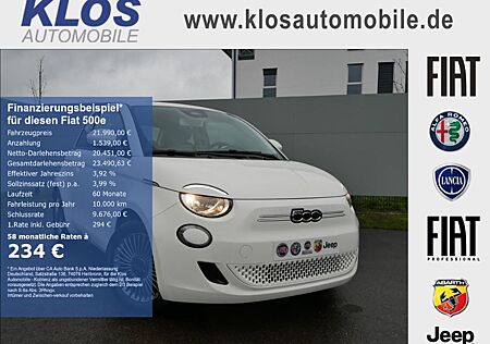 Fiat 500E ICON 42kWh PARK KOMFORTPAK NAVI ALU KLIMAAU