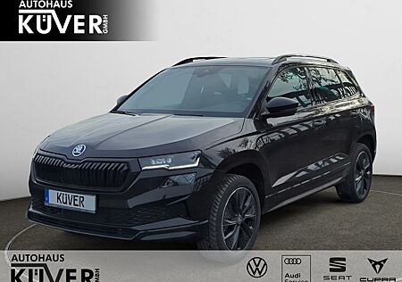 Skoda Karoq gebraucht kaufen Skoda Karoq Sportline 1,5 TSI DSG Navi+Pano+AHK+Matrix