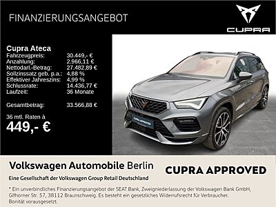 Cupra Ateca 2.0 TSI DSG 4Drive Pano Navi LED ACC SHZ