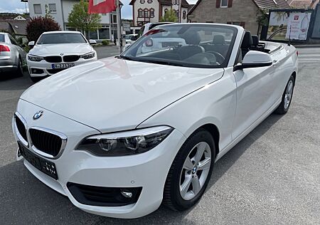 BMW 218 2 Cabrio i Advantage/1.HAND/LEDER/KAMERA/LED