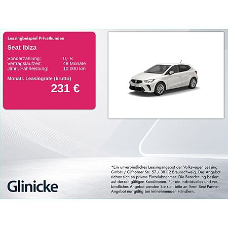 Seat Ibiza leasen