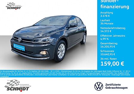 VW Polo Volkswagen VI 1.0 TSI Highline LED NAVI DAB+