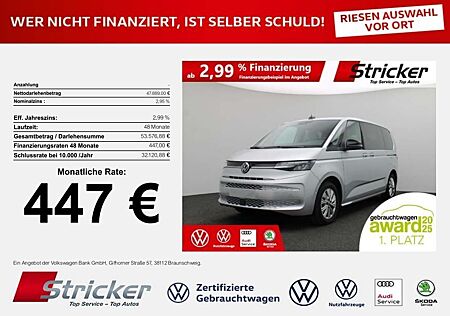VW T7 Multivan Volkswagen Life 2.0TDI DSG 447,-ohne Anzahlung