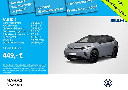 VW ID.4 Volkswagen GTX IQ.Light CCS Wärmepumpe Navi RearView P