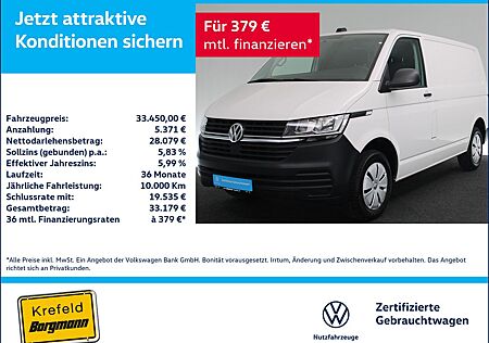 VW T6 Transporter Volkswagen T6.1 Kasten 2.0 TDI NAVI SITZHEIZUNG PDC KLIMA