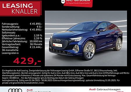 Audi Q4 e-tron Q4 Sportback e-tron 45 qu NAVI AHK 20" Advanced