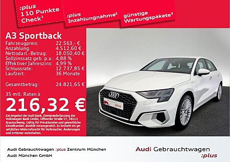 Audi A3 Sportback 40 TFSI e S tronic Advanced Virtual