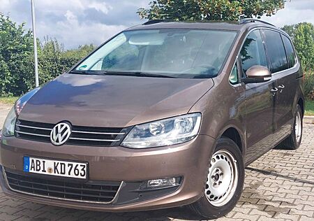 VW Sharan Volkswagen 2.0 TDI DSG BlueMotion Tech Highline ...