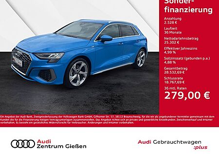 Audi A3 Sportback 30 TDI S line MMI Navi AHK