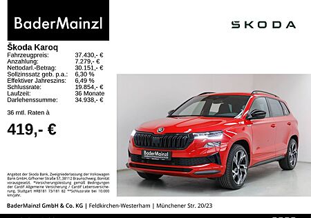 Skoda Karoq 2.0 TSI DSG 4x4 Sportline AHK Navi Kamera