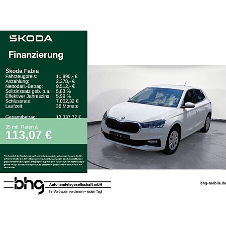 Skoda Fabia leasen