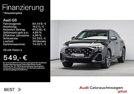 Audi Q8 50 TDI quattro S-LINE AHK*PANO*LUFT*21ZOLL*HU