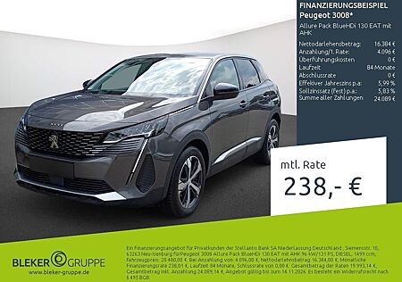Peugeot 3008 Allure Pack BlueHDi 130 EAT mit AHK