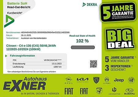 Citroën C4 Lim. e-FEEL LED+2xKlima+Kam.+KeyLess+KlimaA