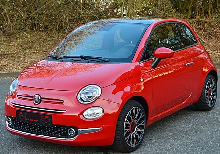 Fiat 500 Red-KLIMA NAVI-PDC-TEMPOMAT-PANORAMA