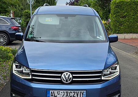 VW Caddy Volkswagen Highline 92.Tkm 7-Sitzer 1. Hand AHK
