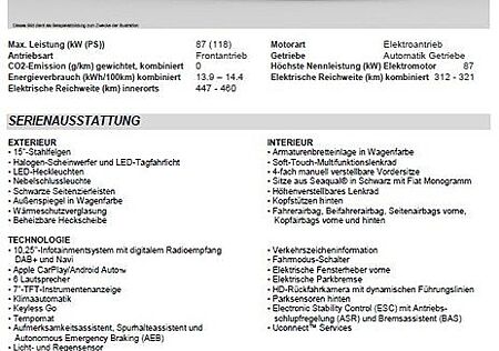 Fiat 500 500e Limo 42 kWh Neuwagen