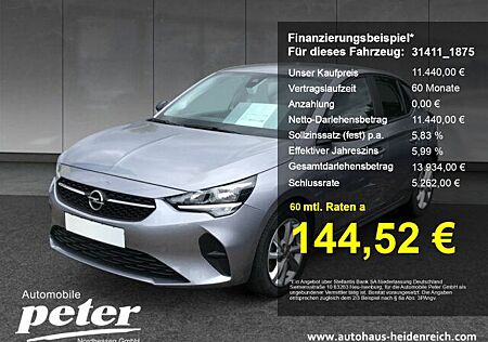Opel Corsa F 1.2 Edition Klima Sitzheizung