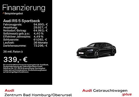 Audi RS5 RS 5 Sportback performance quattro*RS-Schalensit