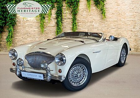 Austin Healey 100/4 100 4 Edelstahl Endschalldämpfer Leder rot
