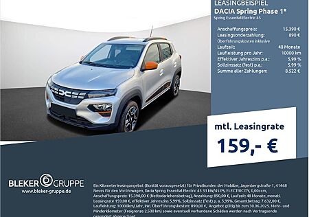 Dacia Spring Phase 1 Essential Electric 45