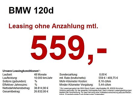 BMW 120d M Sport neues Modell HeadUp Pano Kamera DAP