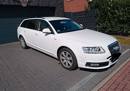 Audi A6 4F 2.0 TDI weiß S-Line Facelift AHK