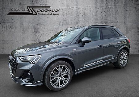 Audi Q3 40 TFSI quattro S tronic S line schwarz Optik